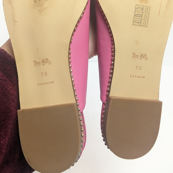 Coach leather Vae Skimmer slingbacks - Picture 14 of 16